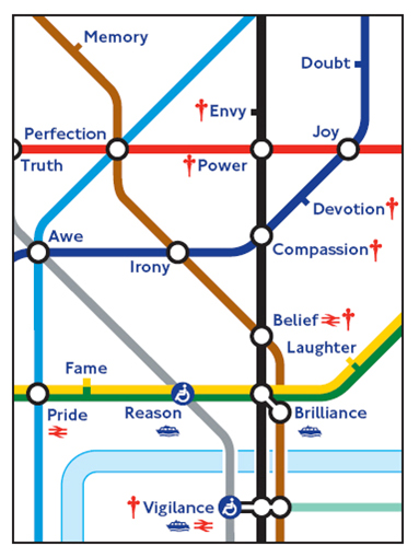 london map tube. pocket tube map.