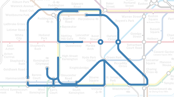London Underground Map 2011. the London Underground